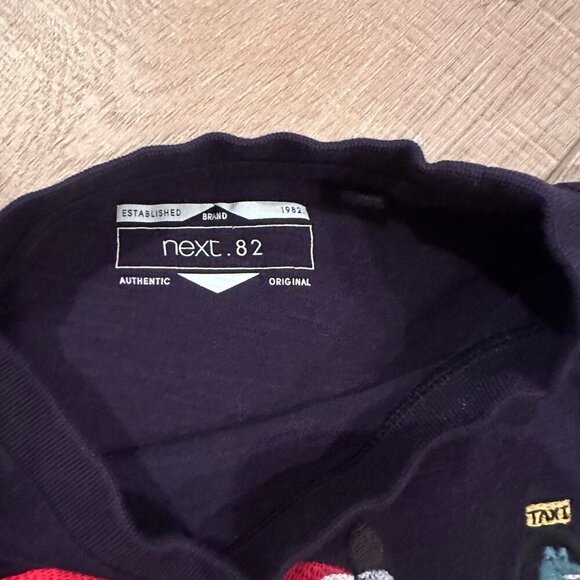NEXT .82 TODDLER BOYS NAVY BLUE LONG SLEEVE T SHIRT 3-4 YEARS - Picture 3 of 5